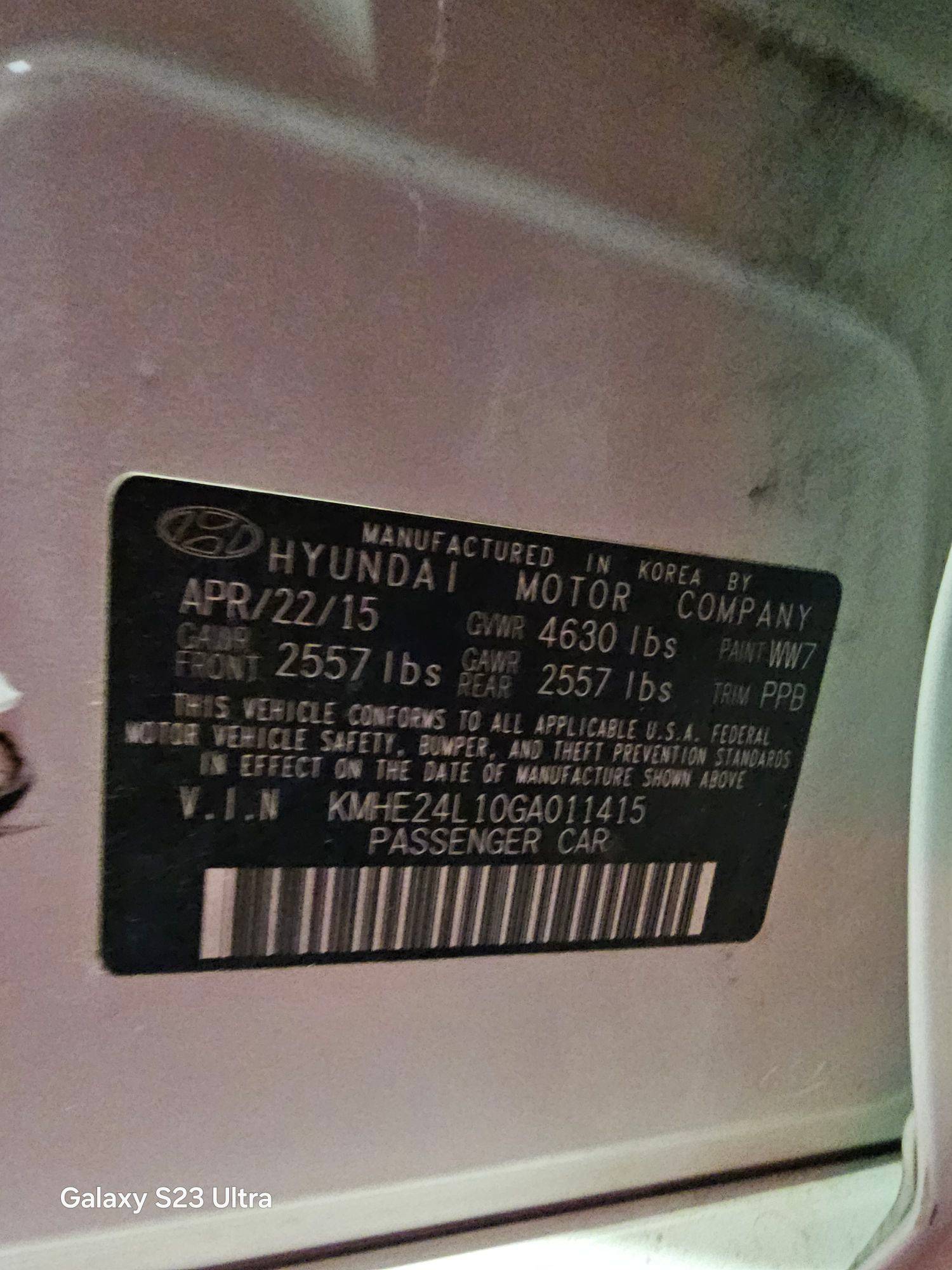 HYUNDAI SONATA 2016 - Marhaba Auction Used Cars - Image 9