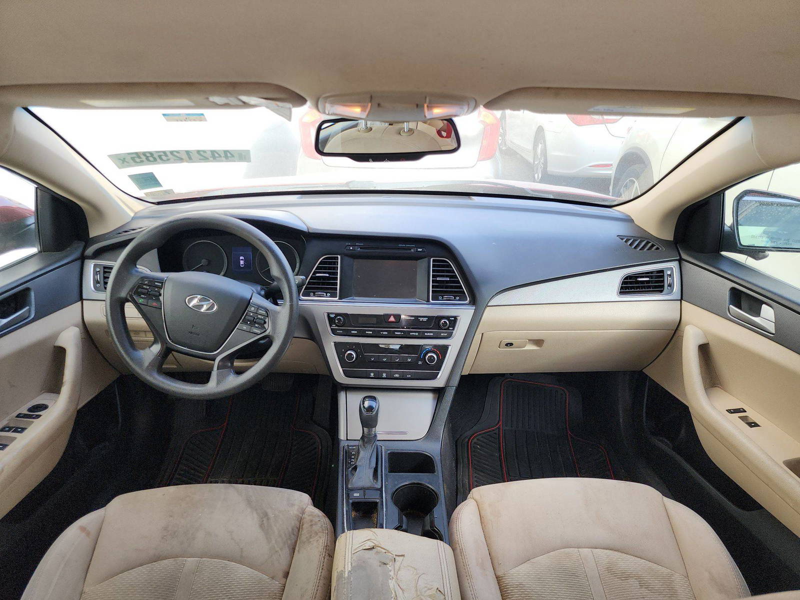 2016 HYUNDAI SONATA — 136597 Miles — Lot 44212585 — Al Quoz - Marhaba Auctions Used Cars - Image 9