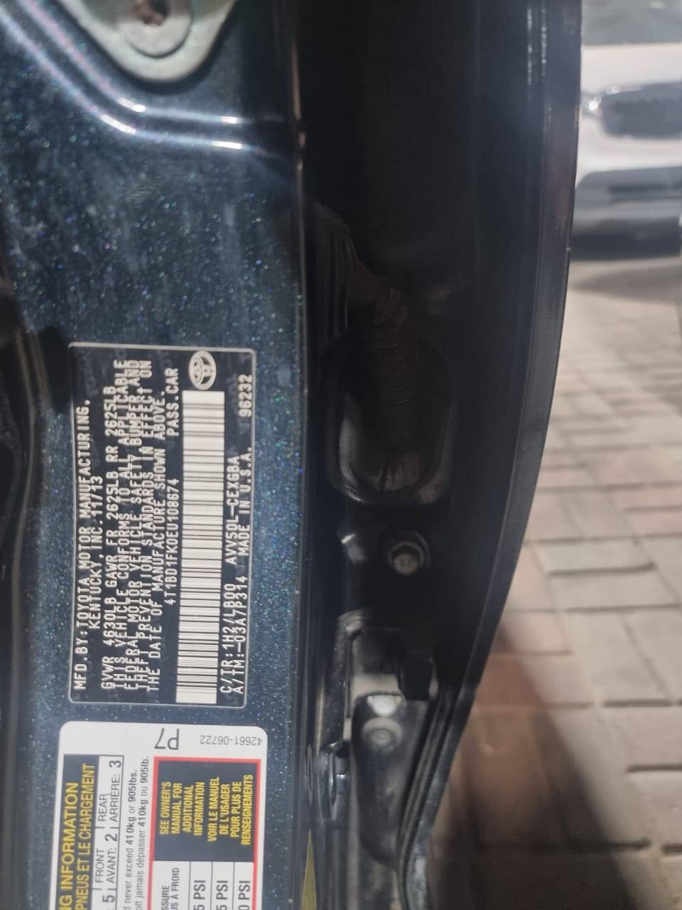 TOYOTA CAMRY 2014 - Marhaba Auction Used Cars - Image 8