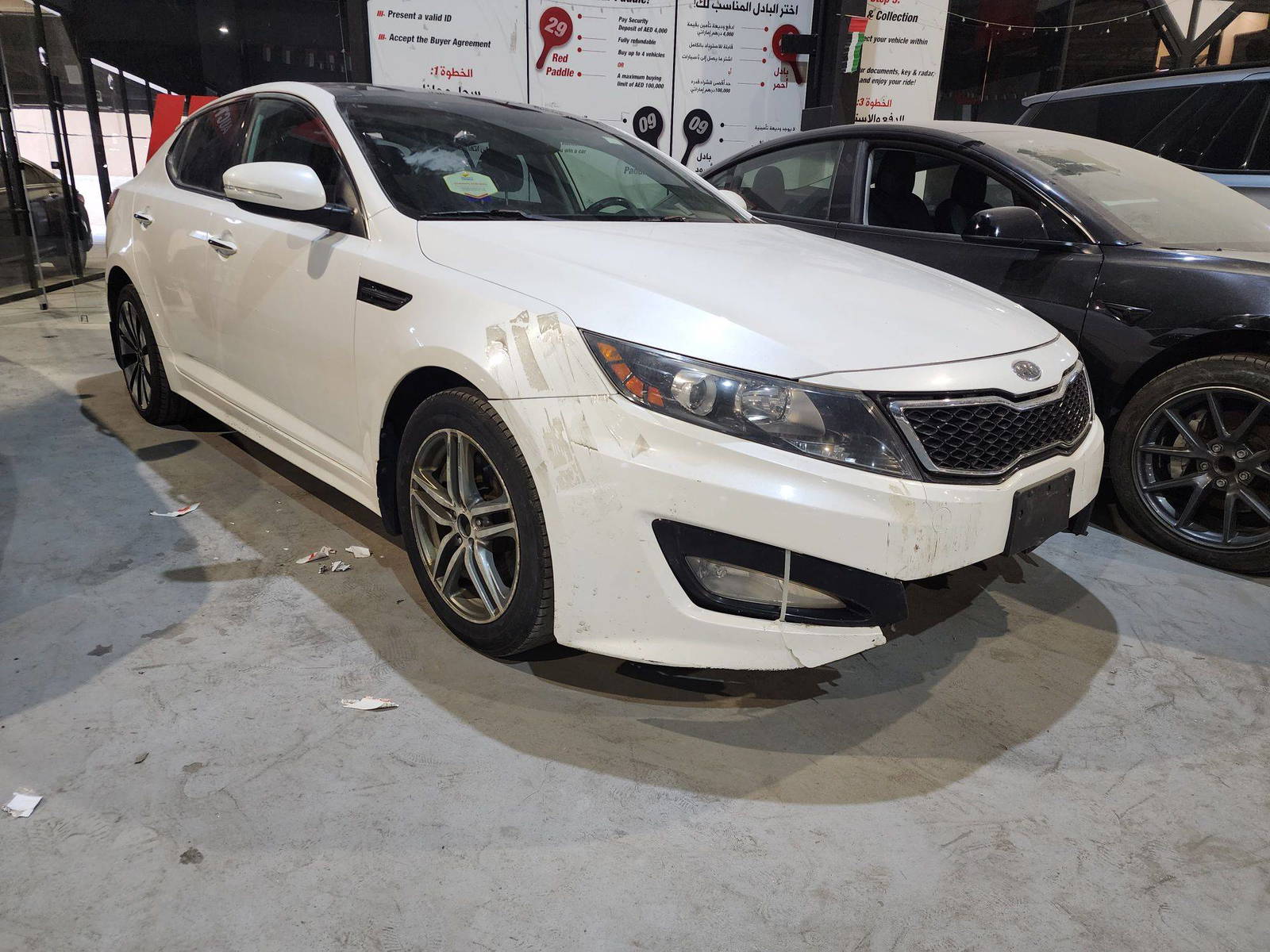 2012 KIA OPTIMA — 216334 KM — Lot 12312289 — Al Quoz - Marhaba Auctions Used Cars - Image 3