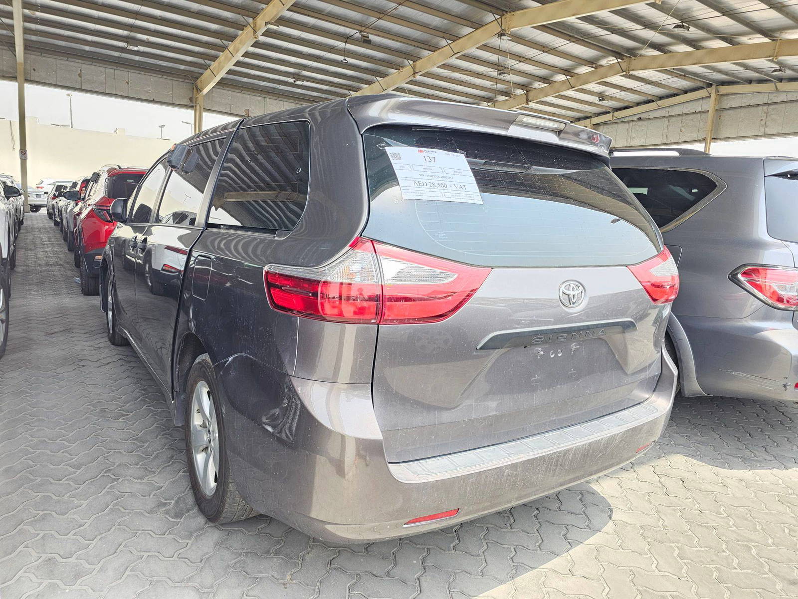 2018 TOYOTA SIENNA — 173432 Miles — Lot 41063908 — Souq - Marhaba Auctions Used Cars - Image 3