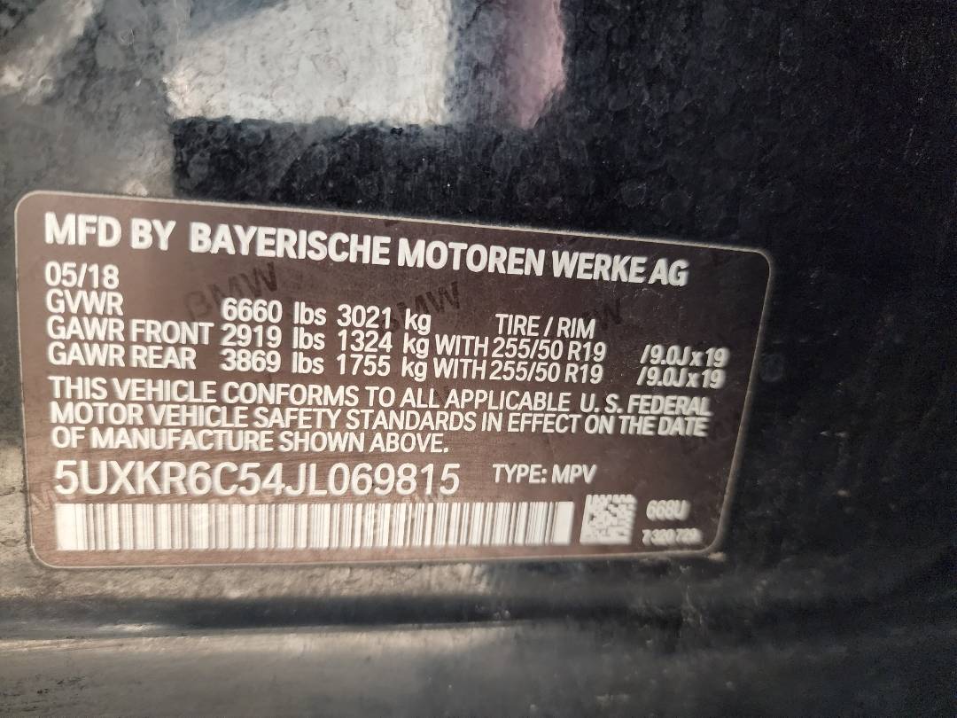 2018 BMW X5 XDRIVE50I — 68824 Miles — Lot 6987454 - Marhaba Auctions Used Cars - Image 6