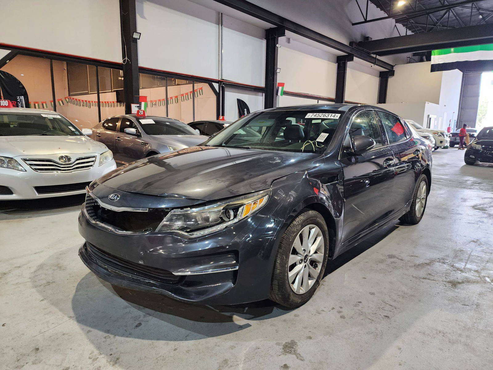 2018 KIA OPTIMA — 129580 Miles — Lot 74526314 — Al Quoz - Marhaba Auctions Used Cars - Image 4