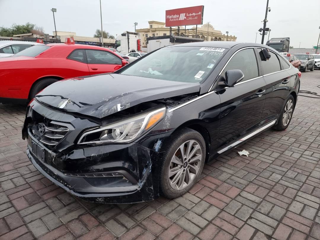 2015 HYUNDAI SONATA — 94266 Miles — Lot 214578 — Ind. 12 - Marhaba Auctions Used Cars - Image 5