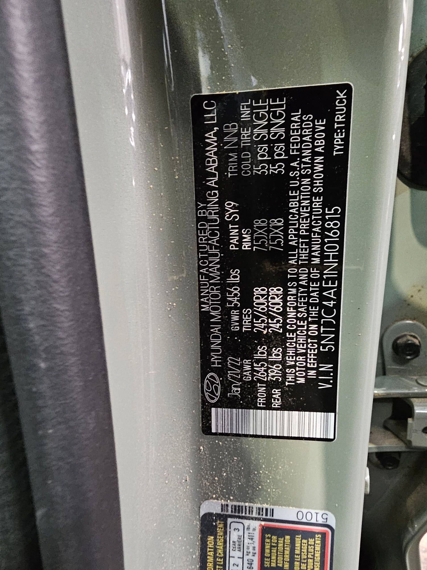 HYUNDAI SANTA CRUZ 2022 - Marhaba Auction Used Cars - Image 11