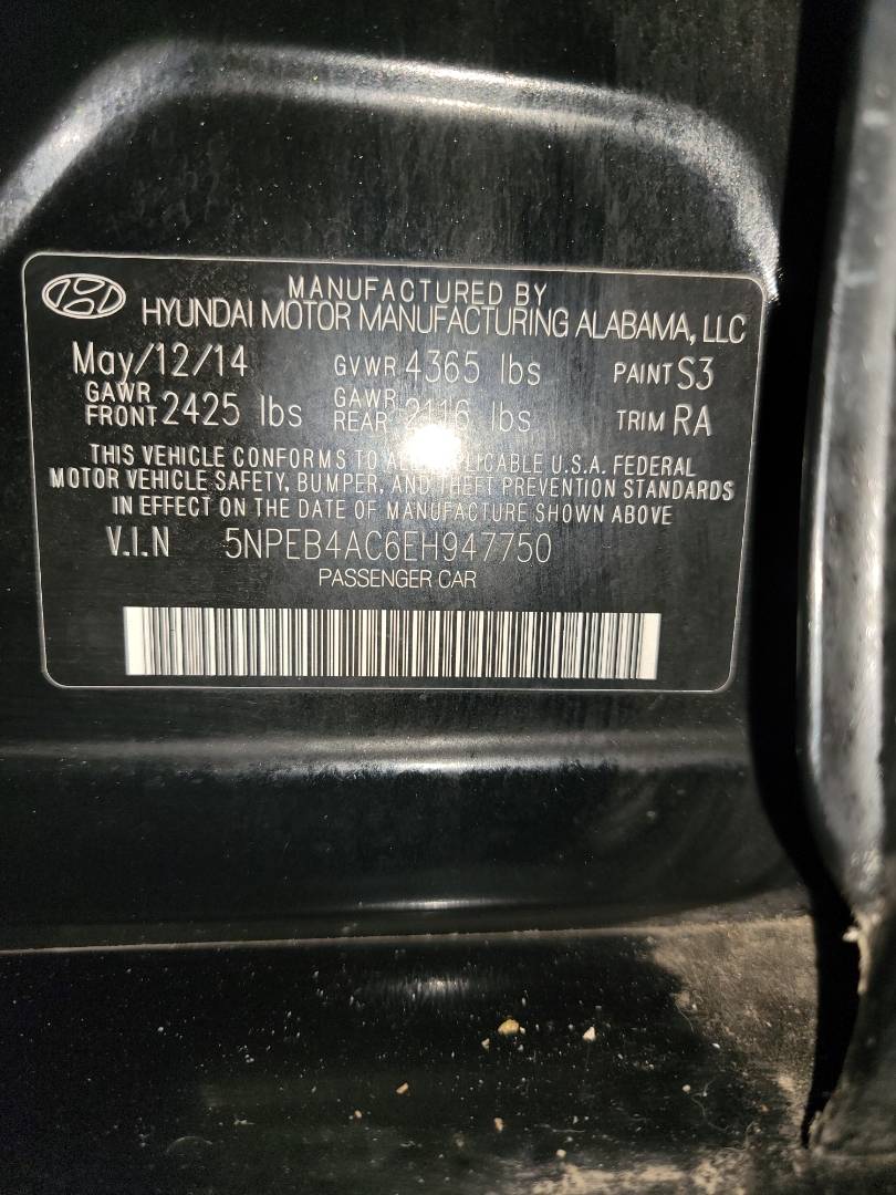 2014 HYUNDAI SONATA — 167683 Miles — Lot 66848164 — Main - Marhaba Auctions Used Cars - Image 10