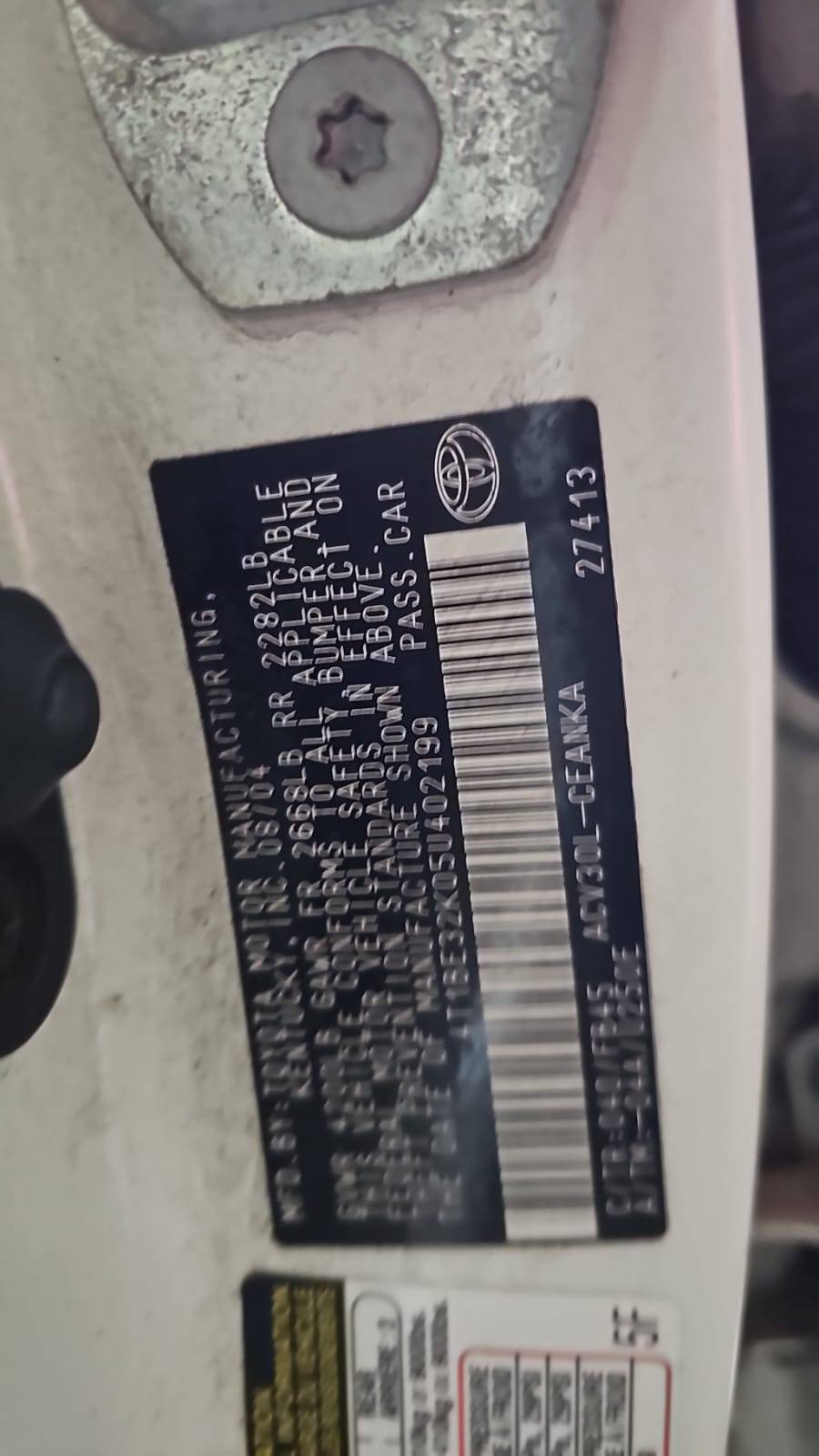 TOYOTA CAMRY 2005 - Marhaba Auction Used Cars - Image 8