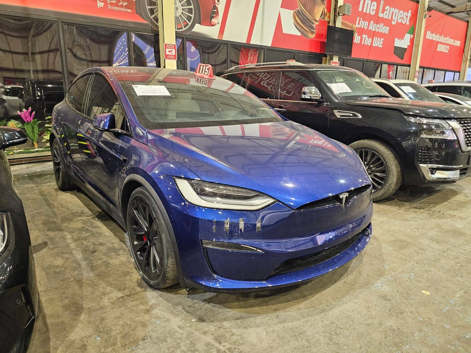 2023 TESLA Model X — 24802 KM — Lot F390425 — Souq - Marhaba Auctions Used Cars - Image 3
