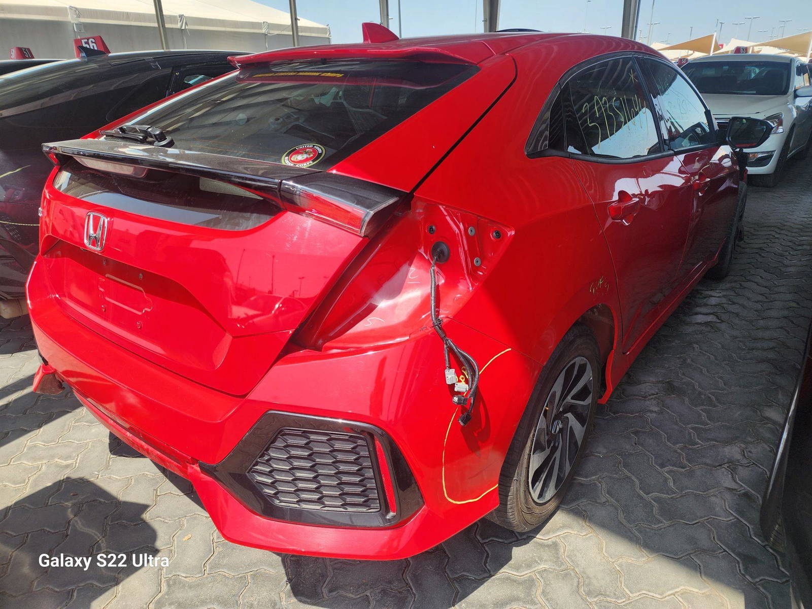 2019 HONDA CIVIC — 65376 Miles — Lot 37351644 - Marhaba Auctions Used Cars - Image 3
