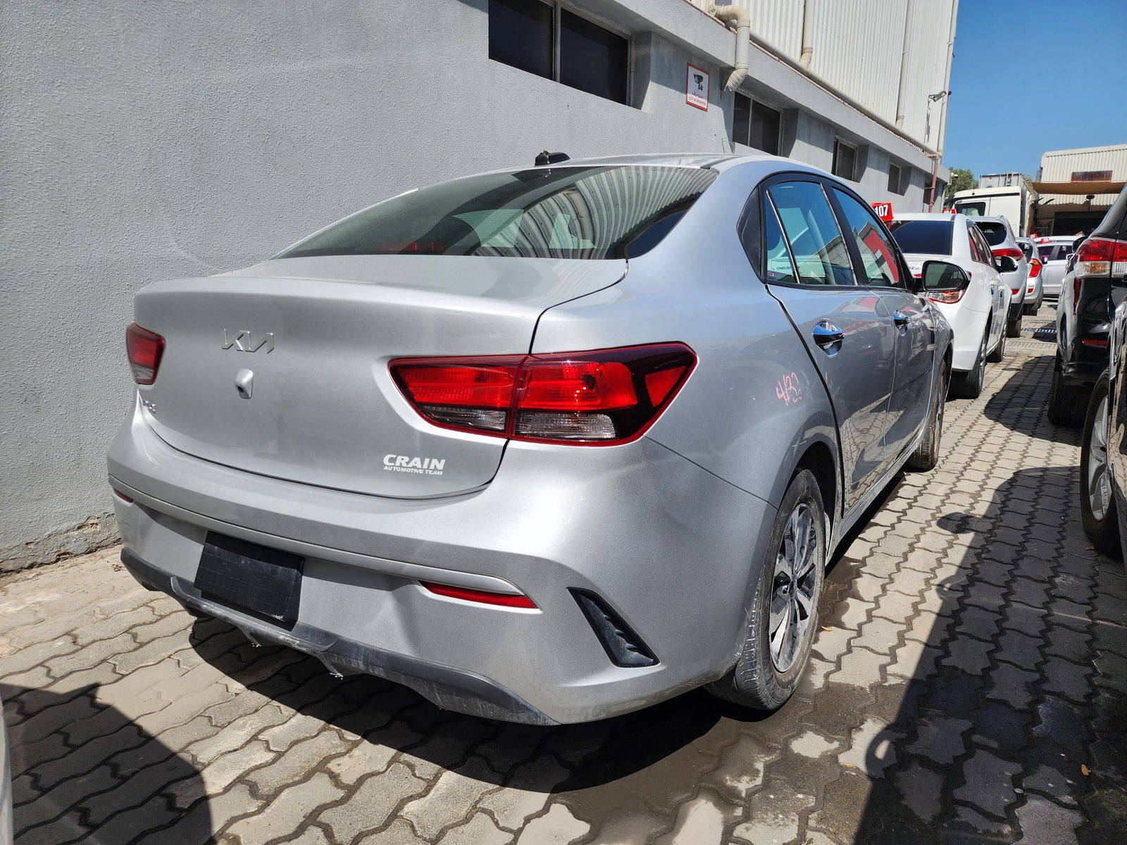 2022 KIA RIO — 36740 Miles — Lot 488549 — Main - Marhaba Auctions Used Cars - Image 3