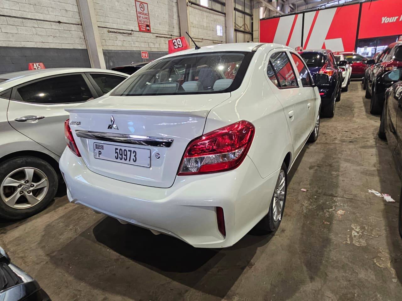 2023 MITSUBISHI ATTRAGE — sold — 81337 KM — Lot J4PH000729 — Main - Marhaba Auctions Used Cars - Image 4