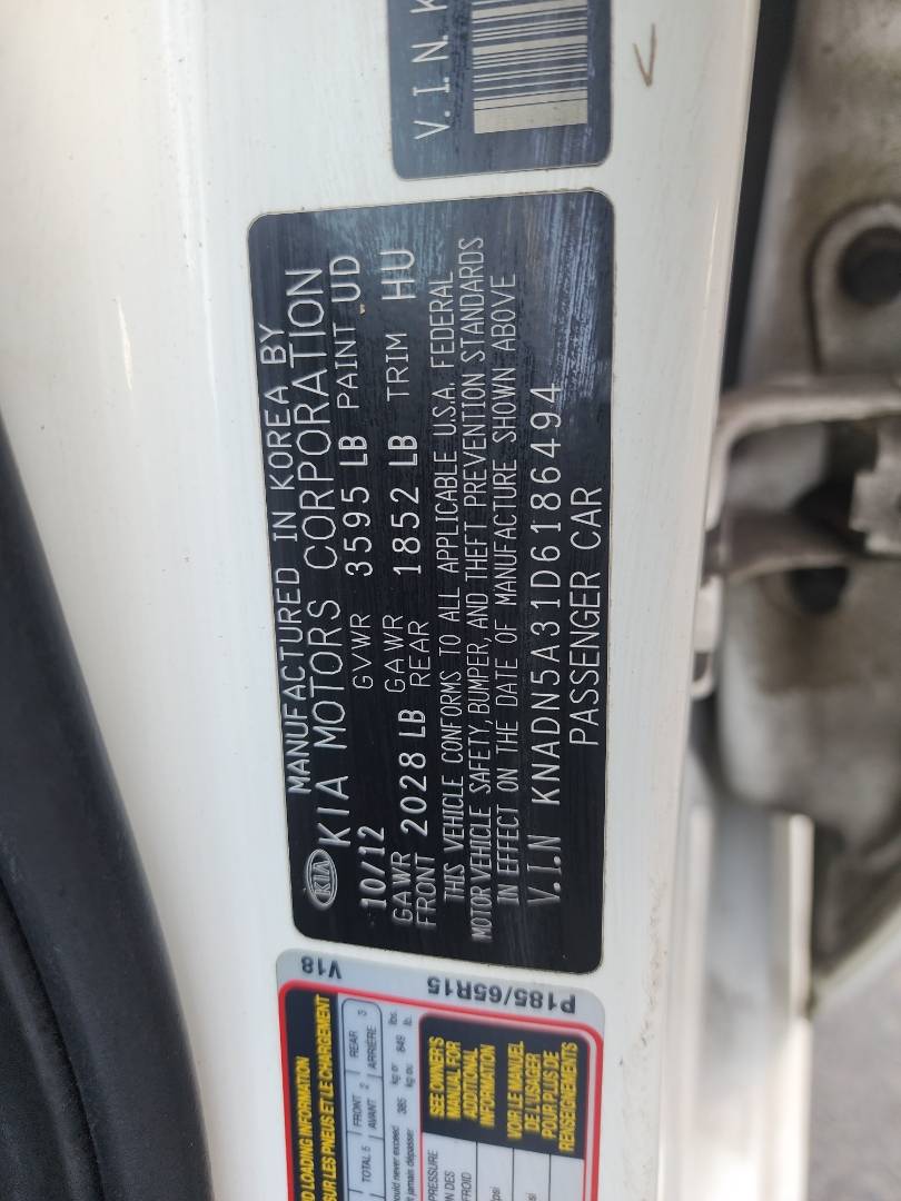 2013 KIA RIO — 114835 Miles — Lot 51493164 — Souq - Marhaba Auctions Used Cars - Image 10