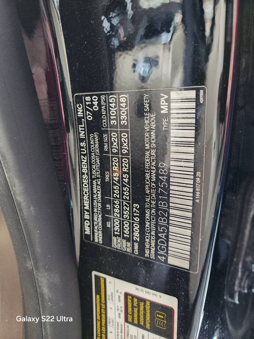 2018 MERCEDES BENZ GLE 350 — 54590 Miles — Lot 47170384 — Souq - Marhaba Auctions Used Cars - Image 12