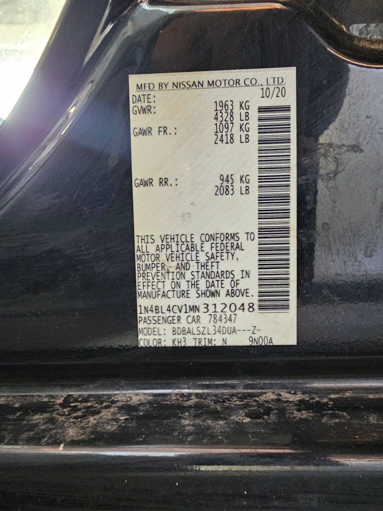 NISSAN ALTIMA 2021 - Marhaba Auction Used Cars - Image 11