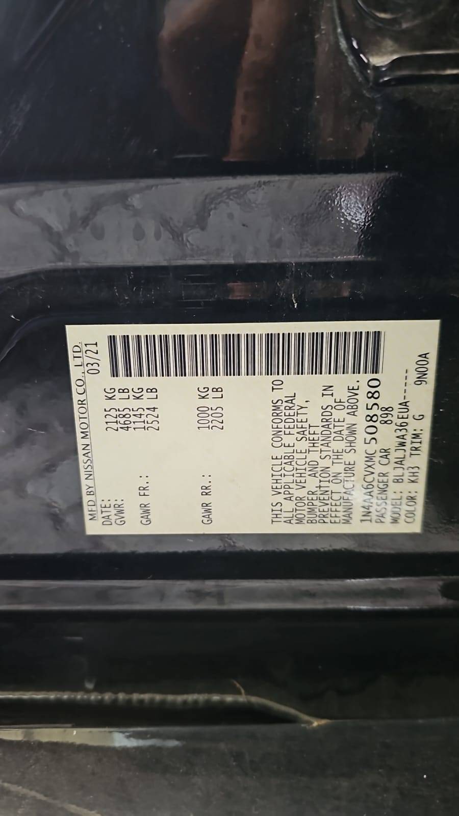 NISSAN MAXIMA 2021 - Marhaba Auction Used Cars - Image 5