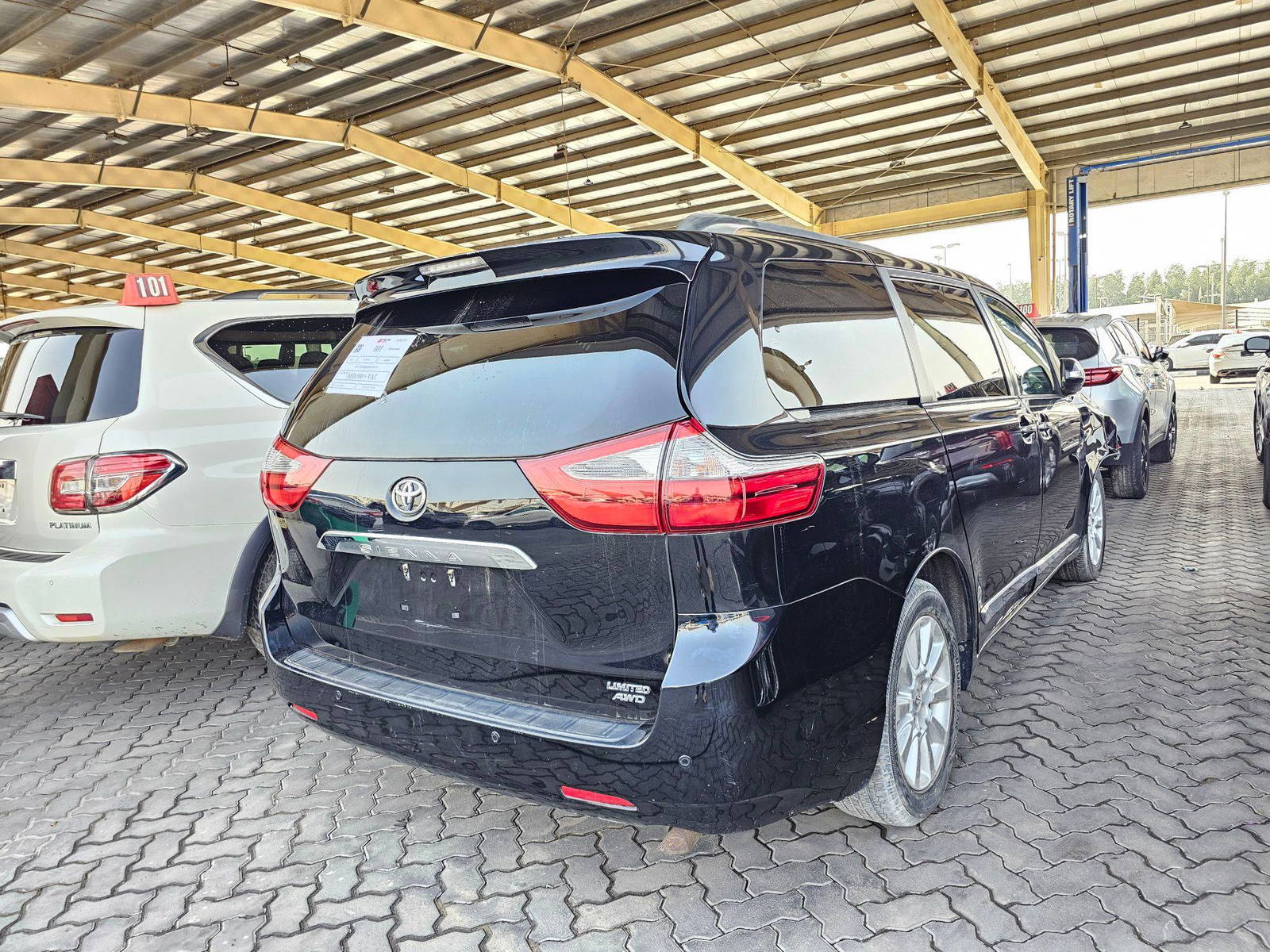 2017 TOYOTA SIENNA — 110557 Miles — Lot 9HS176518 — Souq - Marhaba Auctions Used Cars - Image 3