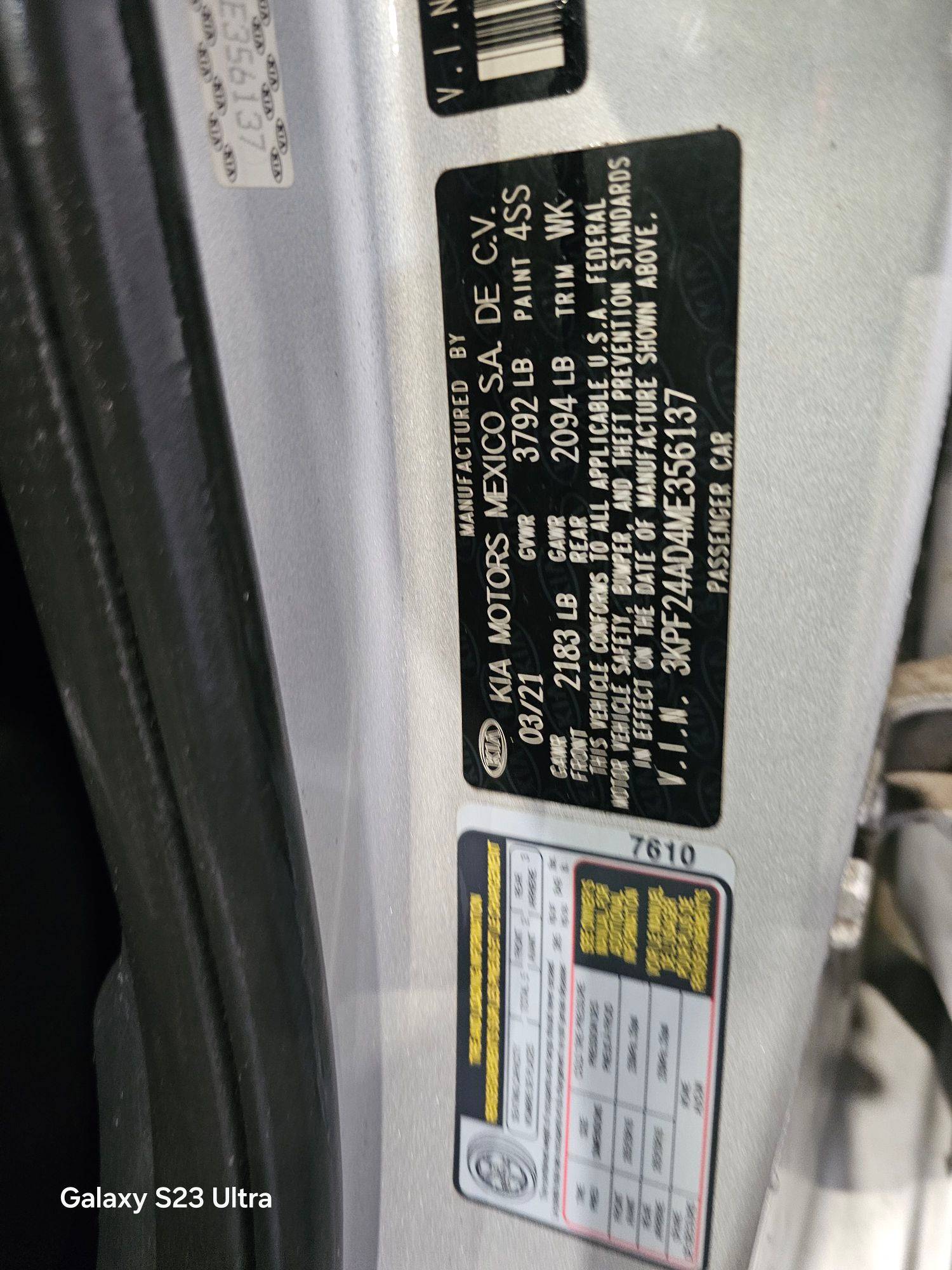 KIA FORTE 2021 - Marhaba Auction Used Cars - Image 10