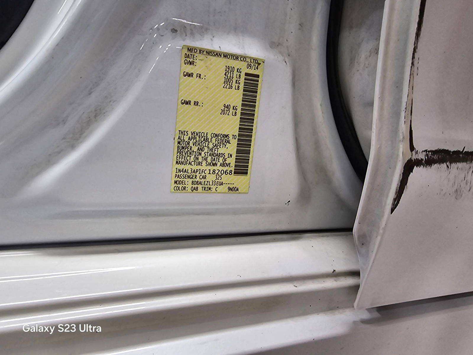 NISSAN ALTIMA 2015 - Marhaba Auction Used Cars - Image 10