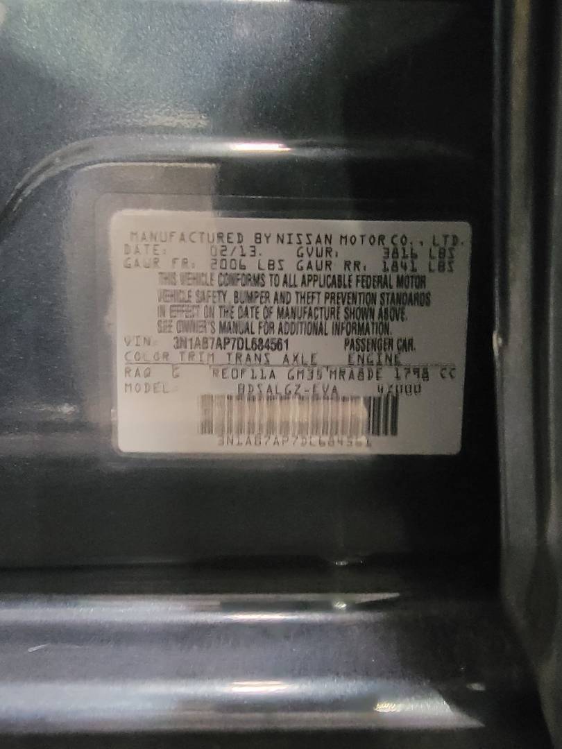 2013 NISSAN SENTRA — 159922 Miles — Lot 38638654 — Main - Marhaba Auctions Used Cars - Image 10