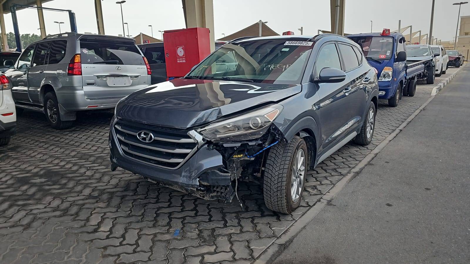 2018 HYUNDAI TUCSON — 206204 KM — Lot JU745606 — Souq - Marhaba Auctions Used Cars - Image 3