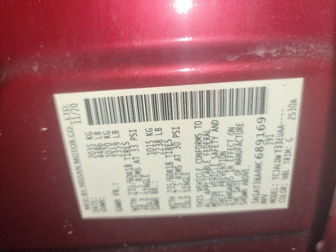 NISSAN ROGUE 2021 - Marhaba Auction Used Cars - Image 7