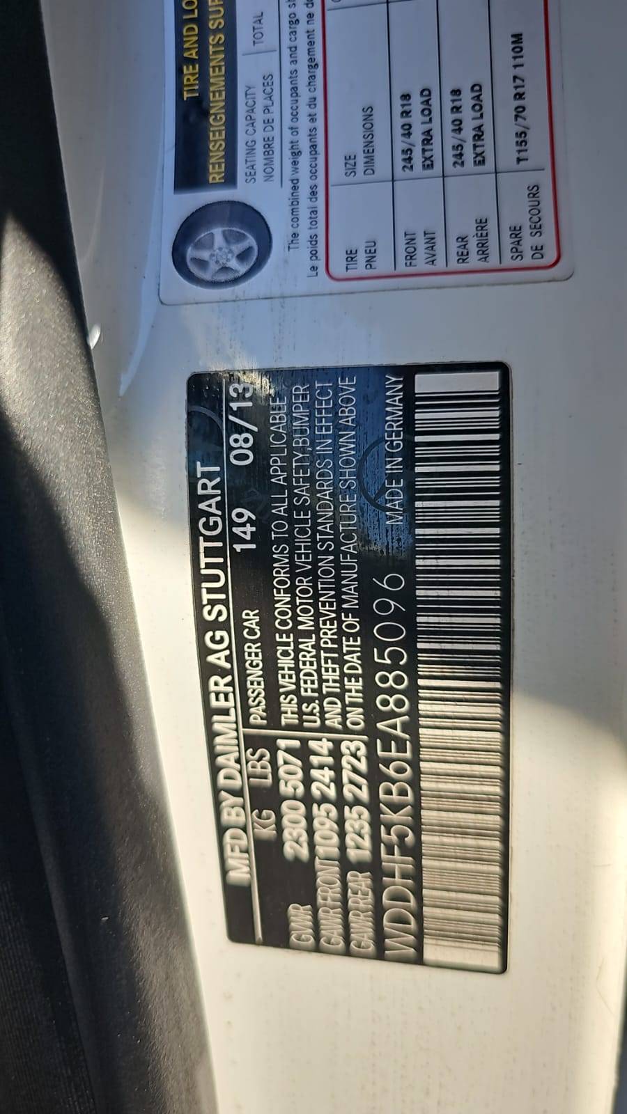 MERCEDES BENZ E 350 2014 - Marhaba Auction Used Cars - Image 5