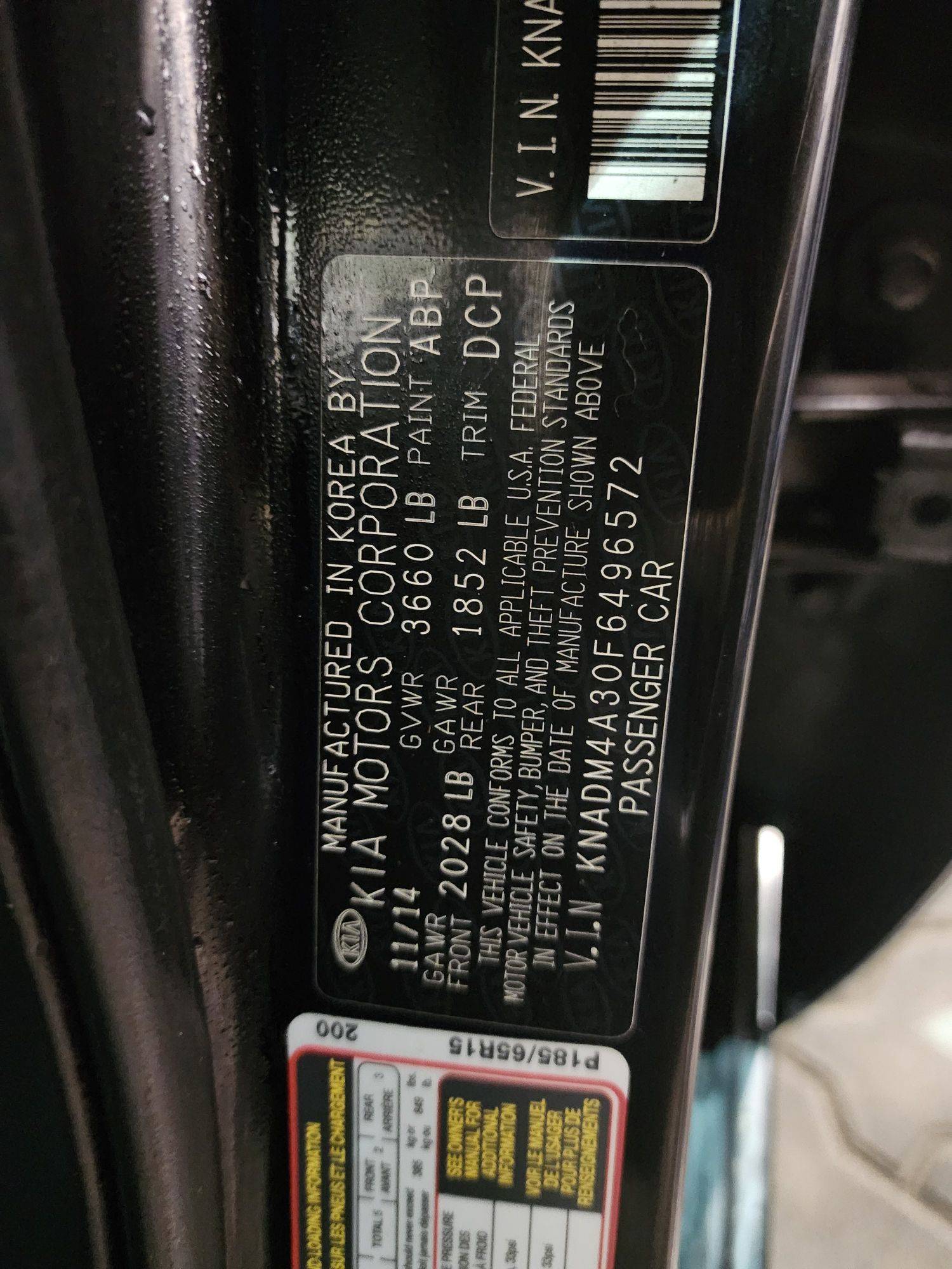 2015 KIA RIO — 96248 Miles — Lot 68016893 - Marhaba Auctions Used Cars - Image 8