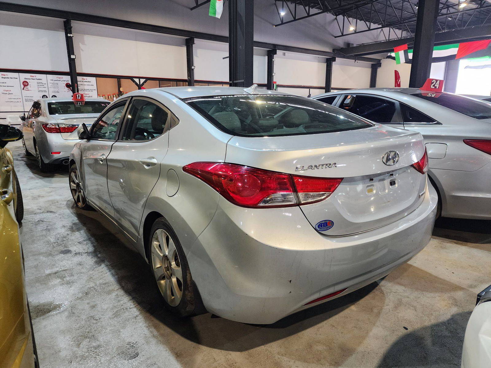 2013 HYUNDAI ELANTRA — 158068 Miles — Lot 883212 — Al Quoz - Marhaba Auctions Used Cars - Image 3