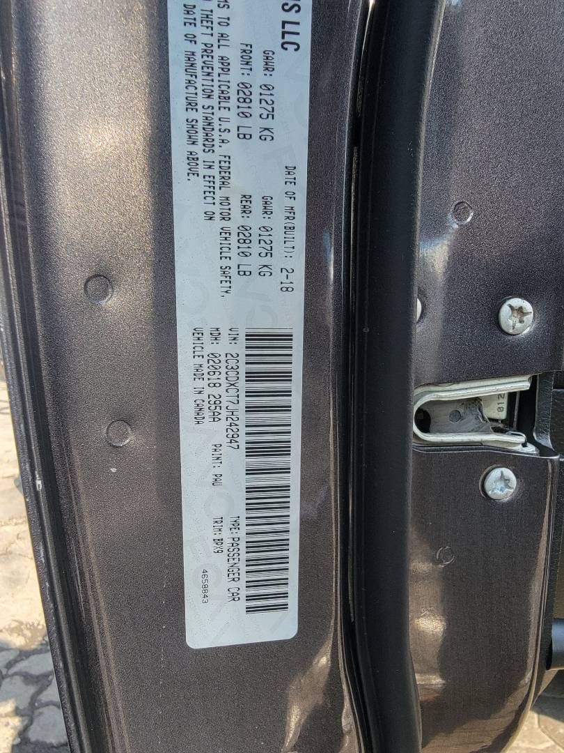 2018 DODGE CHARGER — 233985 KM — Lot H242947 — Main - Marhaba Auctions Used Cars - Image 10