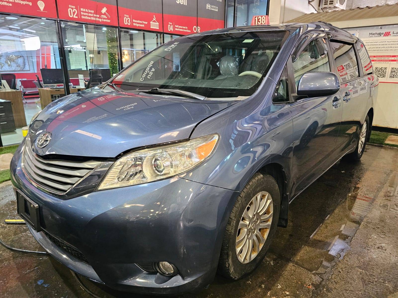 2014 TOYOTA SIENNA — 132664 Miles — Lot 522630 — Main - Marhaba Auctions Used Cars - Image 2
