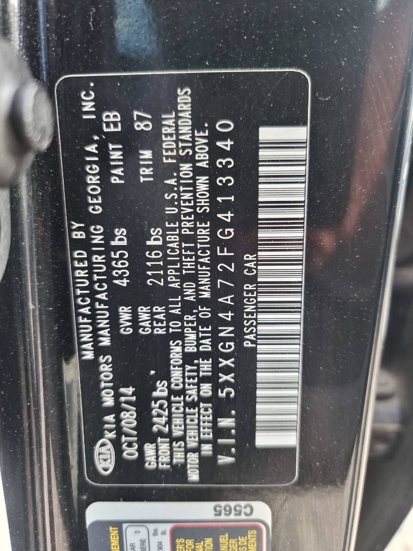 KIA OPTIMA 2015 - Marhaba Auction Used Cars - Image 8