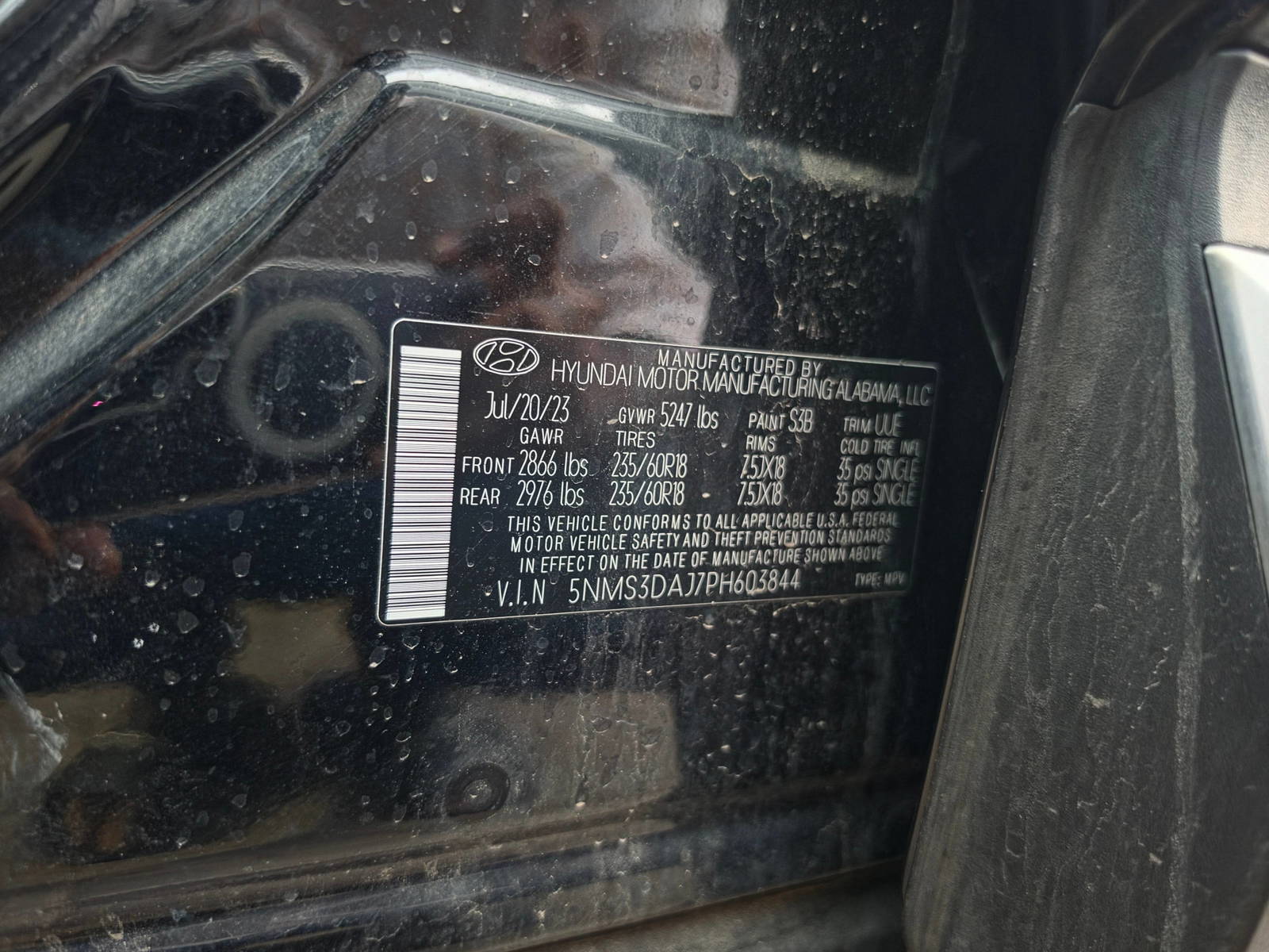 2023 HYUNDAI SANTA FE — 24403 Miles — Lot PH603844 - Marhaba Auctions Used Cars - Image 9