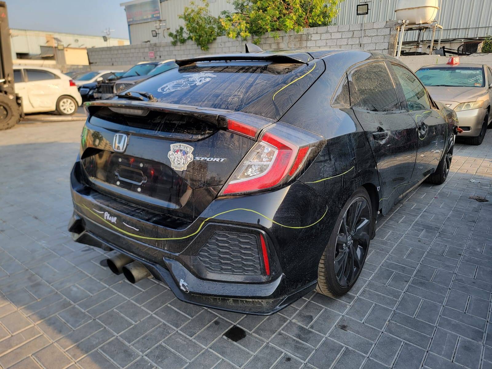 2017 HONDA CIVIC — 166855 Miles — Lot 63608783 - Marhaba Auctions Used Cars - Image 9