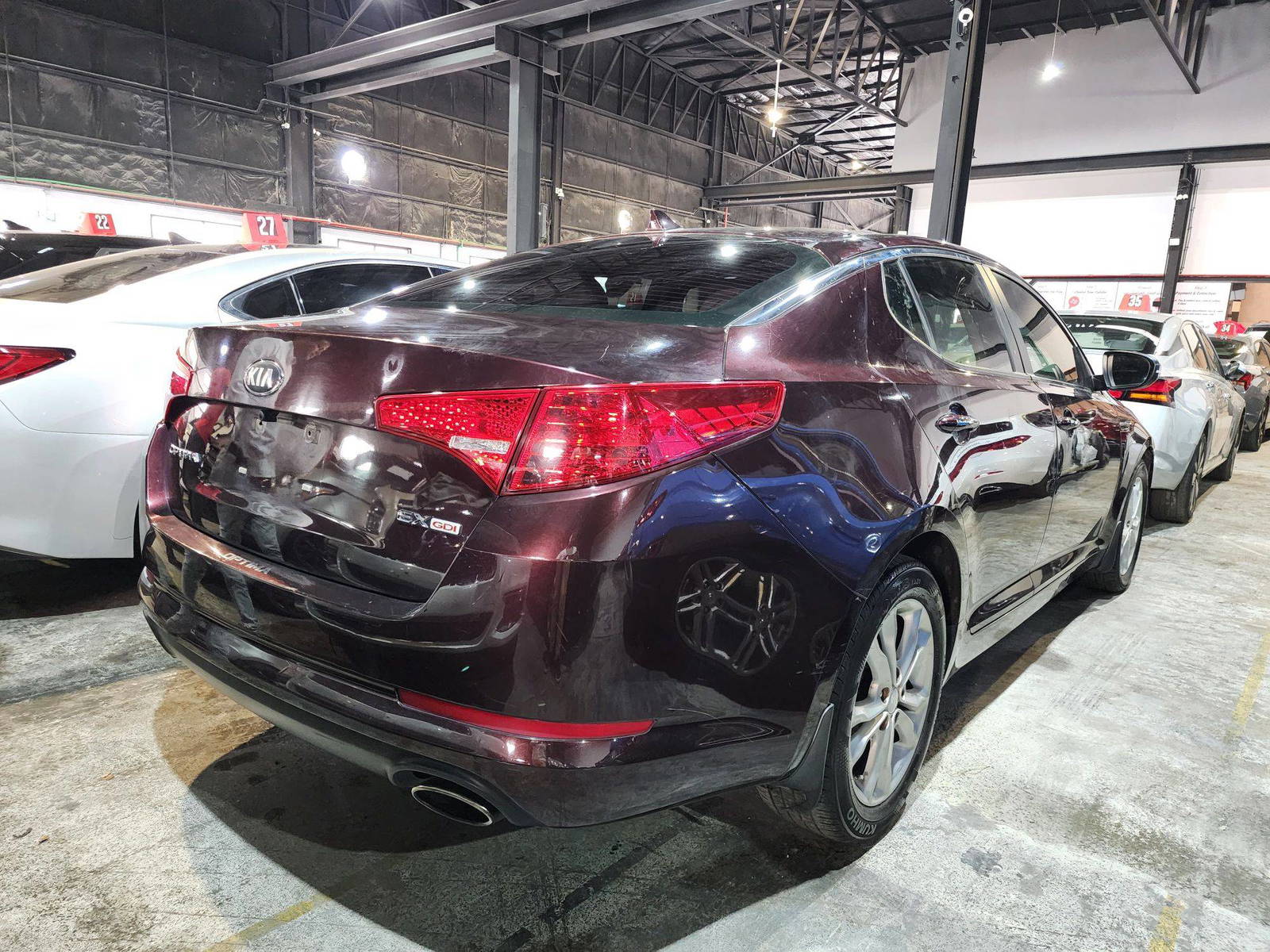 2013 KIA OPTIMA — 241514 Miles — Lot 39903611 — Al Quoz - Marhaba Auctions Used Cars - Image 4