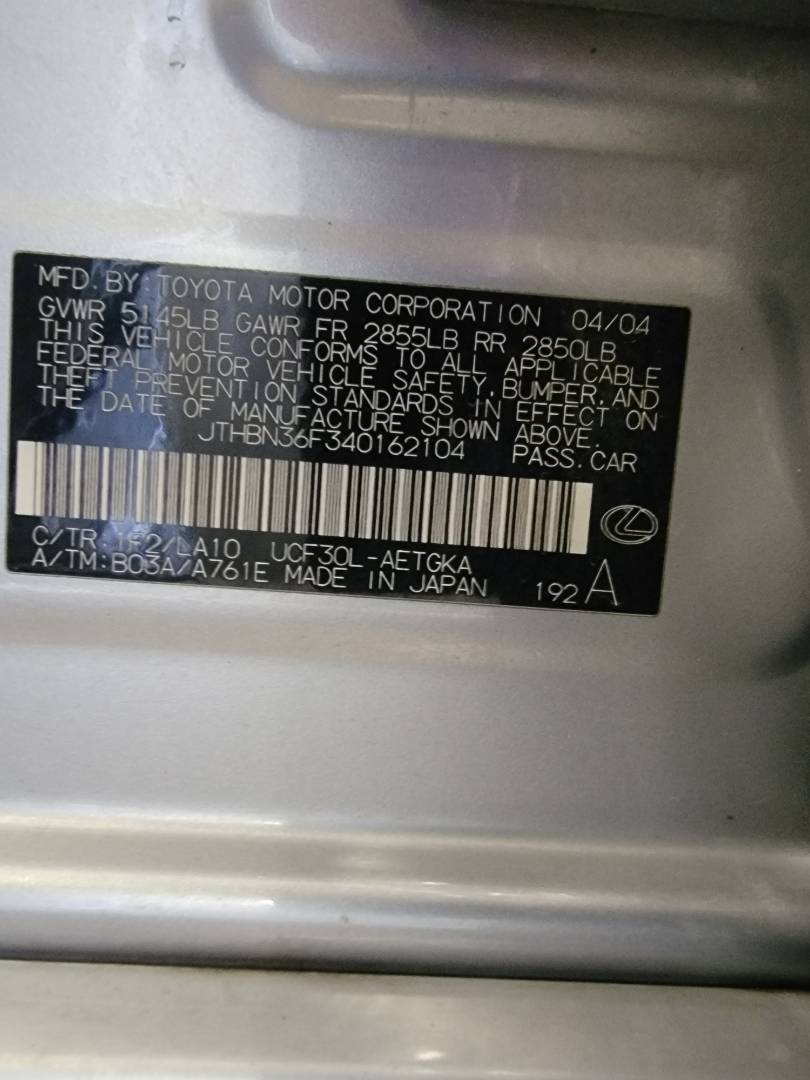 LEXUS LS 430 2004 - Marhaba Auction Used Cars - Image 10