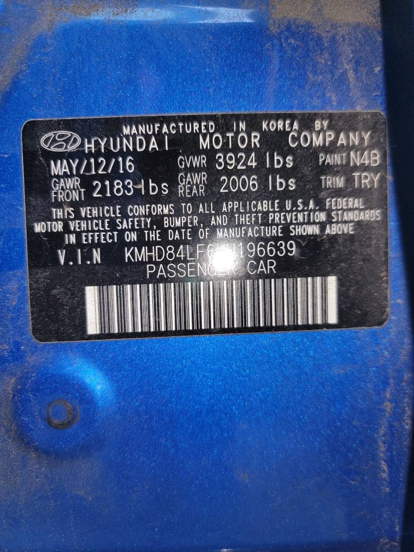 2017 HYUNDAI ELANTRA — 140646 Miles — Lot U196639 - Marhaba Auctions Used Cars - Image 10
