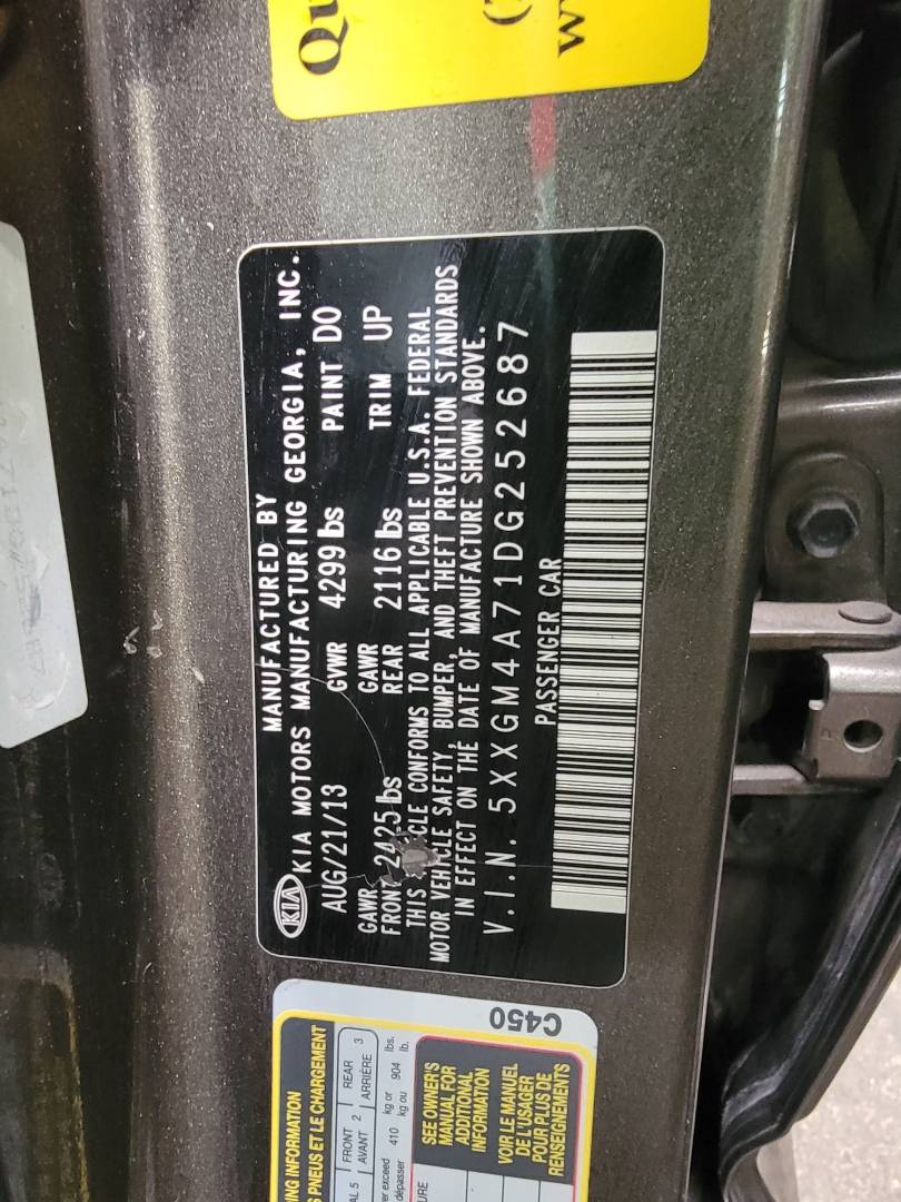 2013 KIA OPTIMA — 159881 Miles — Lot 45495094 — Main - Marhaba Auctions Used Cars - Image 10