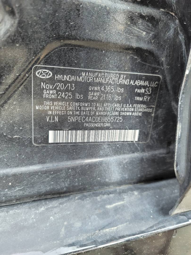 2014 HYUNDAI SONATA — 163993 Miles — Lot 63849473 - Marhaba Auctions Used Cars - Image 10