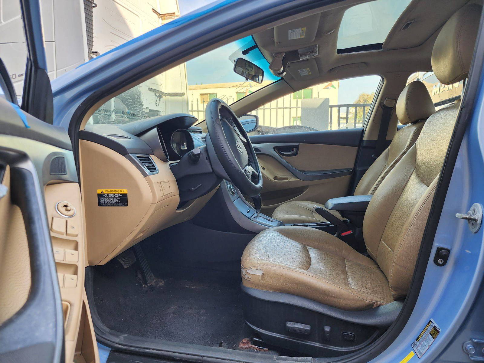 2013 HYUNDAI ELANTRA — 142559 Miles — Lot 3404957 — Al Quoz - Marhaba Auctions Used Cars - Image 9