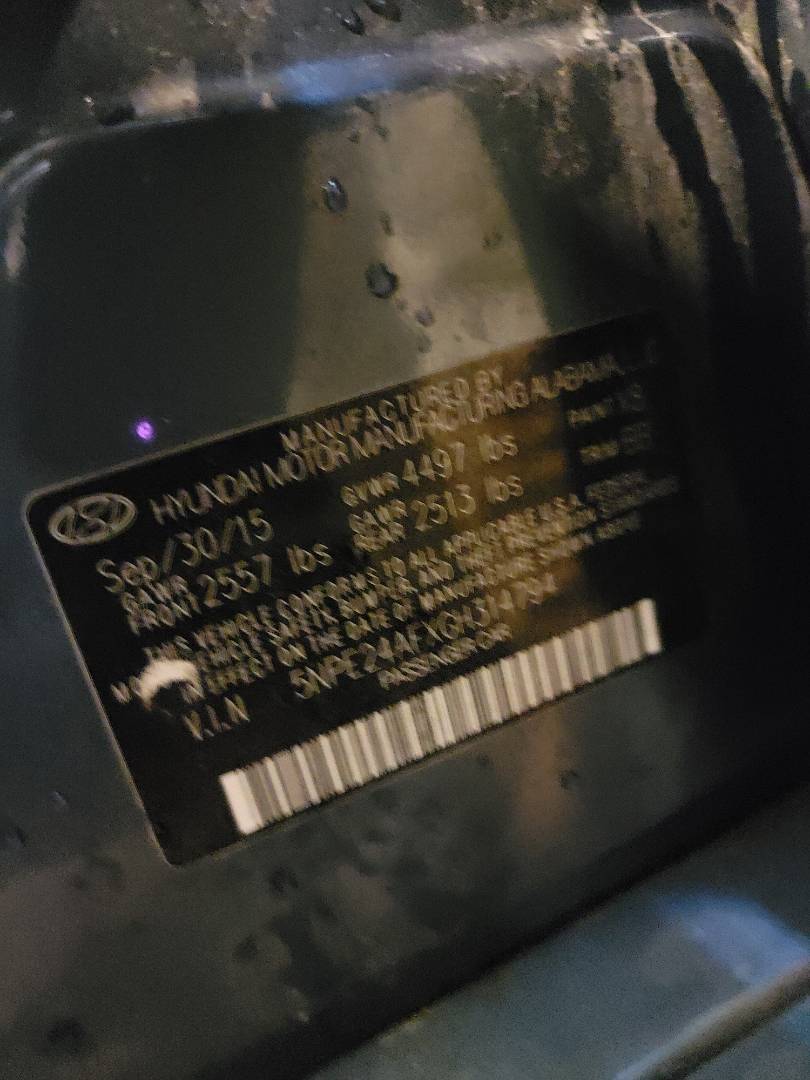2016 HYUNDAI SONATA — 177398 Miles — Lot H314794 — Main - Marhaba Auctions Used Cars - Image 9
