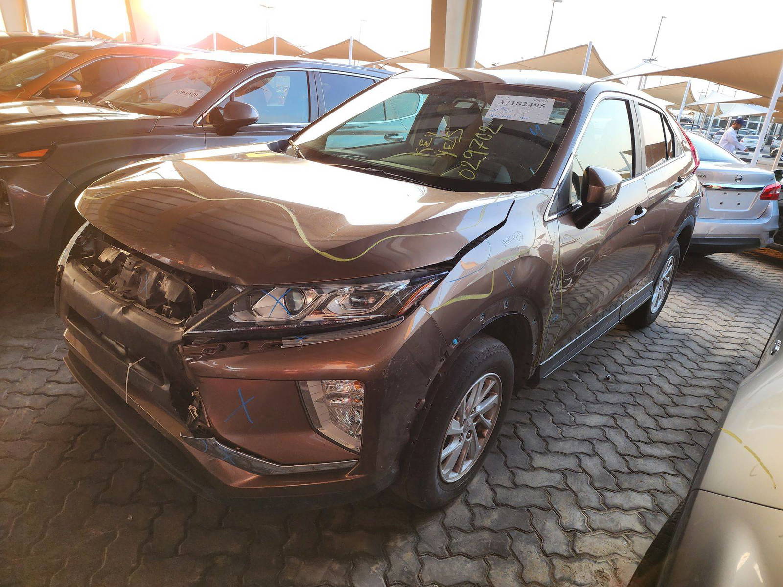 2019 MITSUBISHI Eclipse Cross ES — 85190 Miles — Lot 37182495 - Marhaba Auctions Used Cars - Image 8