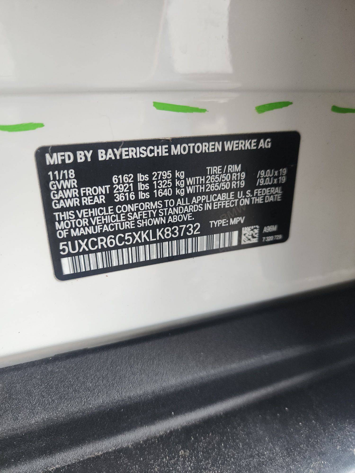 2019 BMW X5 SDRIVE 40I — 48772 Miles — Lot 62303893 - Marhaba Auctions Used Cars - Image 10