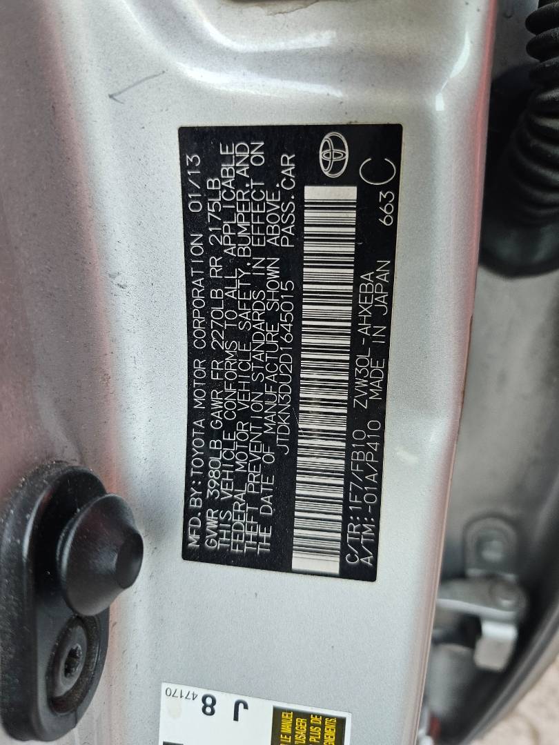 2013 TOYOTA PRIUS — 219016 Miles — Lot 1645015 — Souq - Marhaba Auctions Used Cars - Image 9