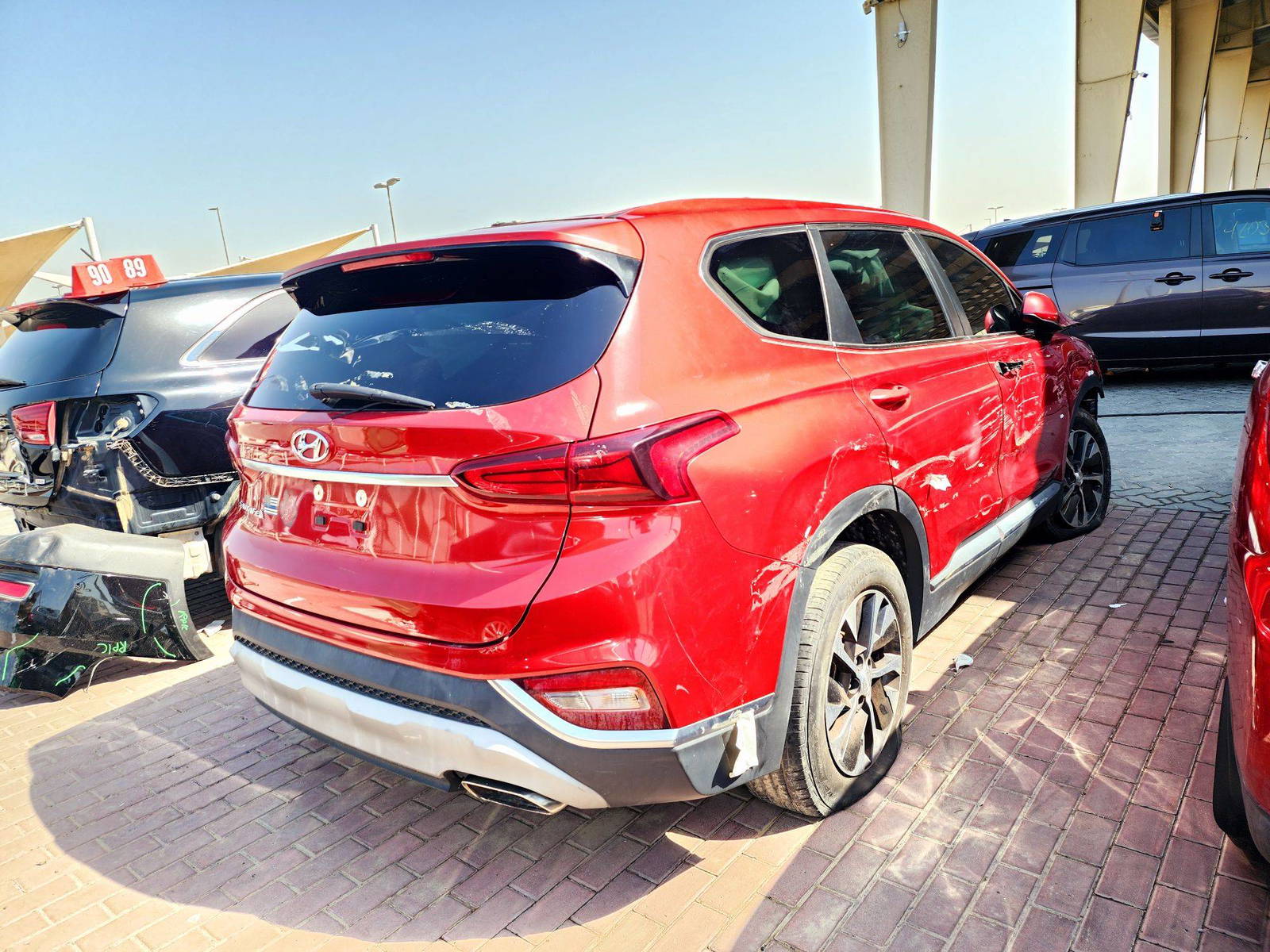 HYUNDAI SANTA FE 2019 - Marhaba Auction Used Cars - Image 3