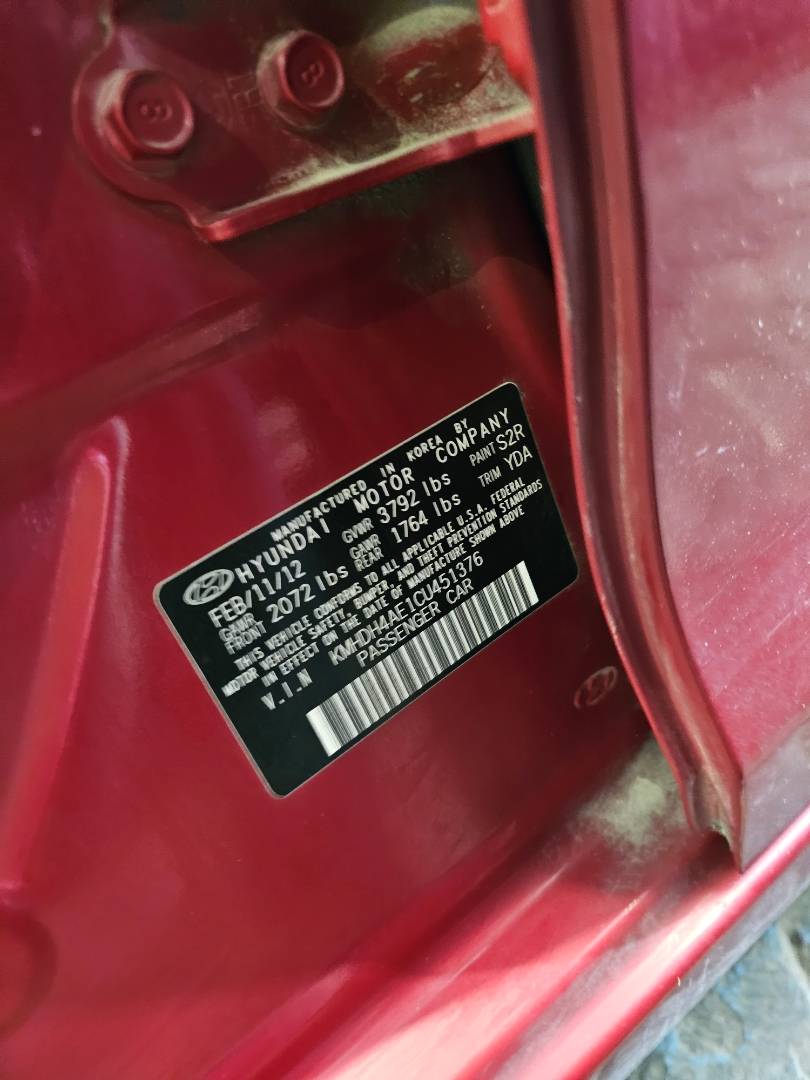 HYUNDAI ELANTRA 2012 - Marhaba Auction Used Cars - Image 9