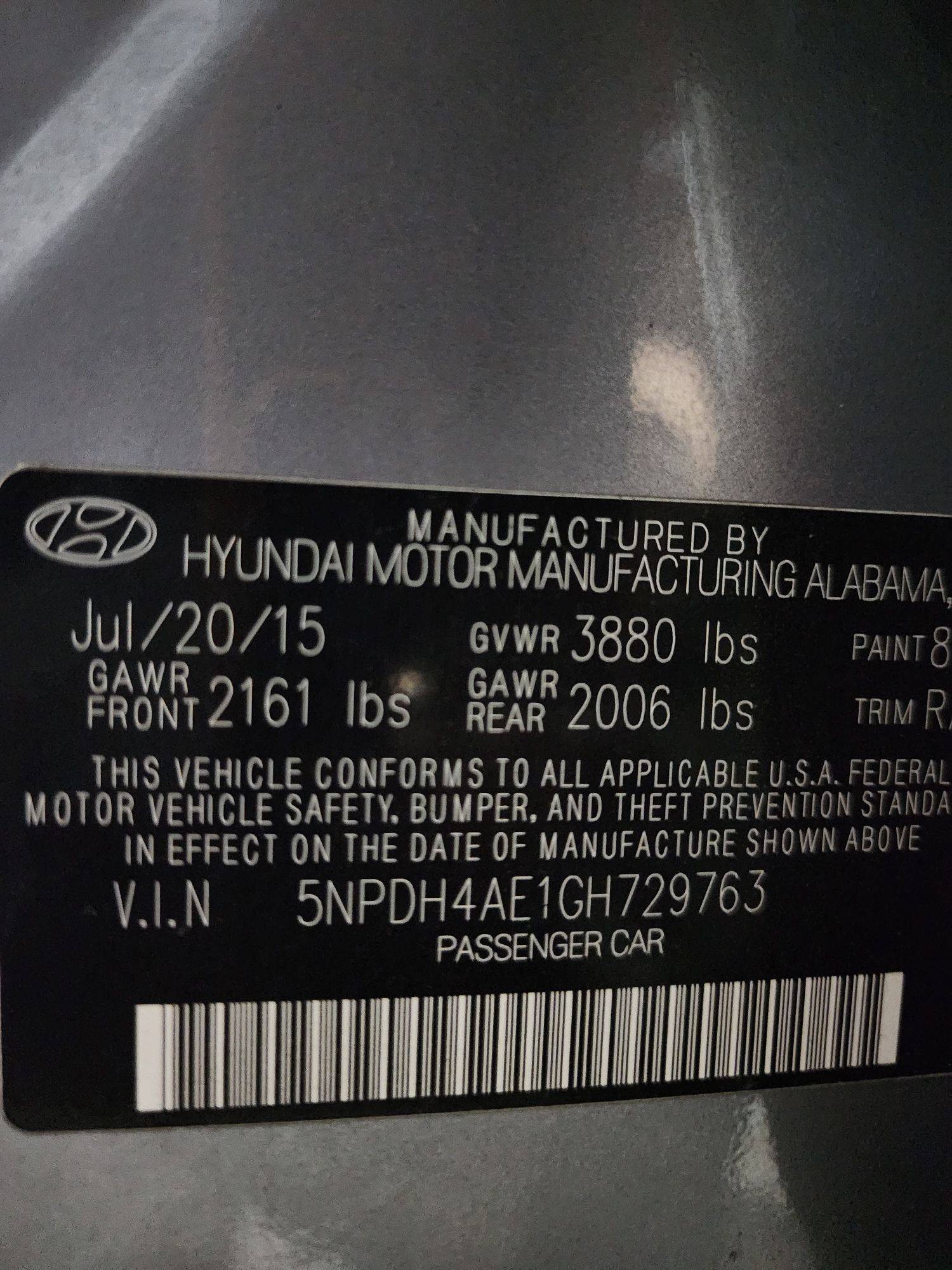 2016 HYUNDAI ELANTRA — 170395 Miles — Lot 49611345 — Main - Marhaba Auctions Used Cars - Image 10