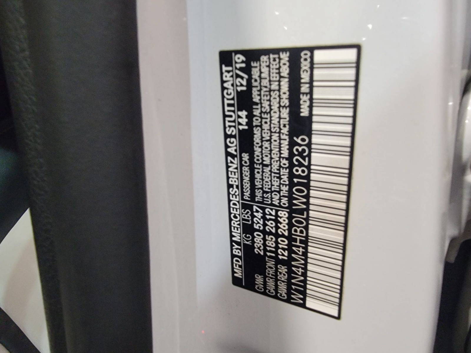 MERCEDES BENZ GLB 250 2020 - Marhaba Auction Used Cars - Image 9