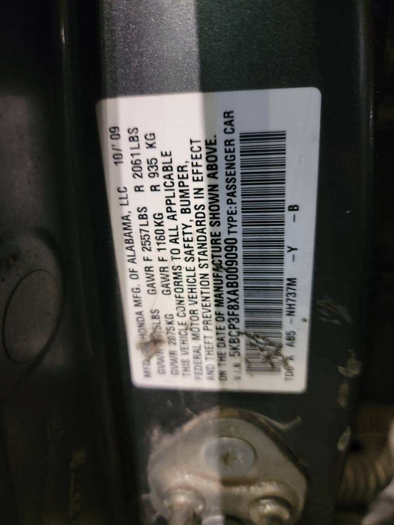 2010 HONDA ACCORD — 159350 Miles — Lot 009090 — Main - Marhaba Auctions Used Cars - Image 11