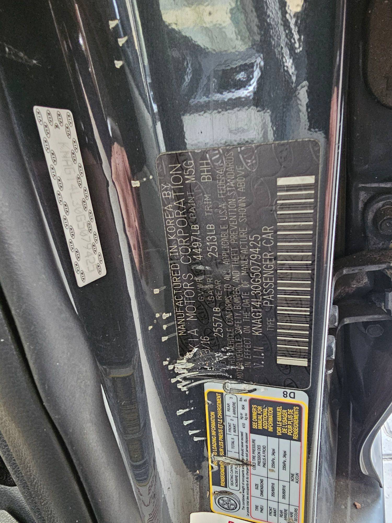 KIA OPTIMA 2016 - Marhaba Auction Used Cars - Image 9