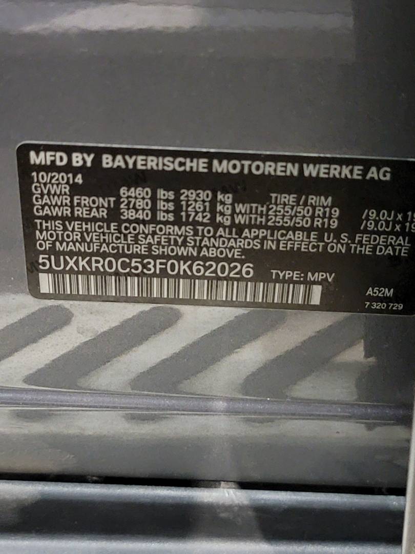 2015 BMW X 5 — 125325 Miles — Lot F0K62026 — Main - Marhaba Auctions Used Cars - Image 11